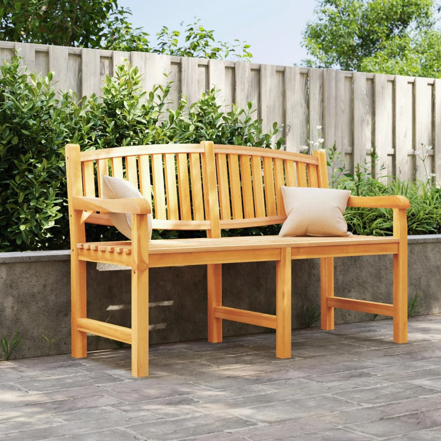 Gartenbank 149,5x60x90 cm Massivholz Teak Stilecasa