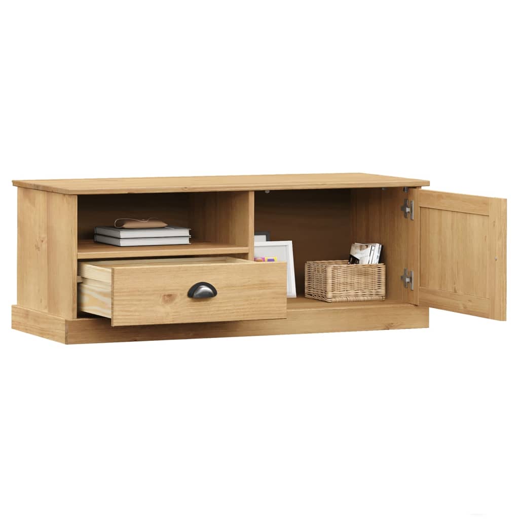 vidaXL TV-Schrank VIGO 106x40x40 cm Massivholz Kiefer