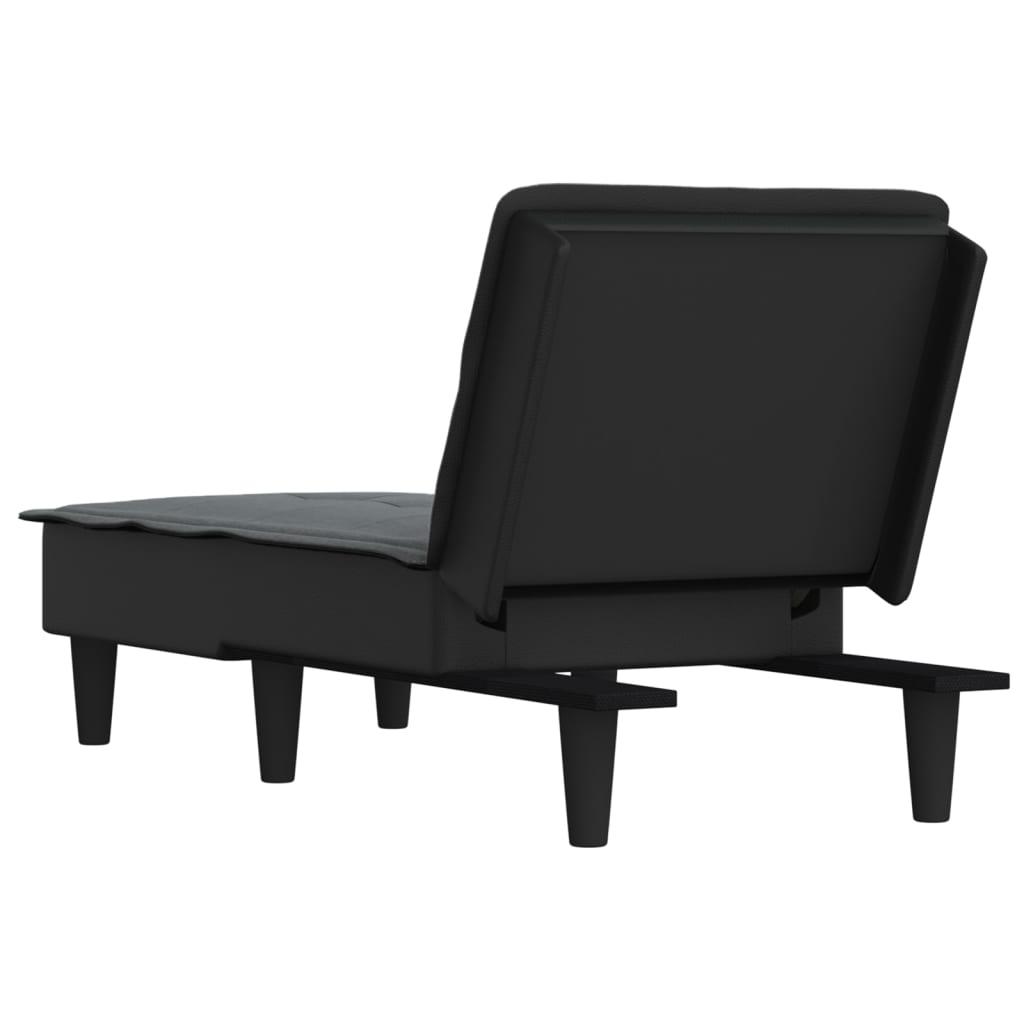 Chaiselongue Dunkelgrau Stoff Stilecasa