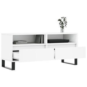 vidaXL TV-Schrank Weiß 100x34,5x44,5 cm Holzwerkstoff