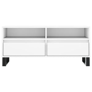 vidaXL TV-Schrank Weiß 100x34,5x44,5 cm Holzwerkstoff