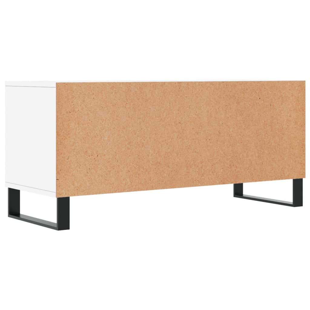 vidaXL TV-Schrank Weiß 100x34,5x44,5 cm Holzwerkstoff