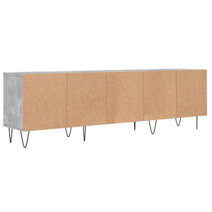 vidaXL TV-Schrank Betongrau 150x30x44,5 cm Holzwerkstoff