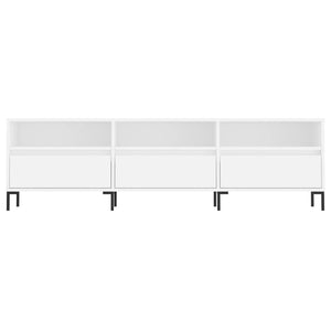 vidaXL TV-Schrank Weiß 150x30x44,5 cm Holzwerkstoff