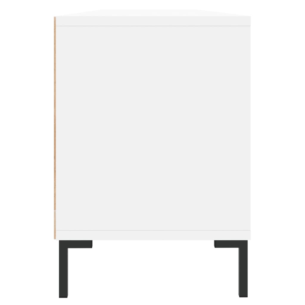 vidaXL TV-Schrank Weiß 150x30x44,5 cm Holzwerkstoff