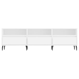 vidaXL TV-Schrank Weiß 150x30x44,5 cm Holzwerkstoff