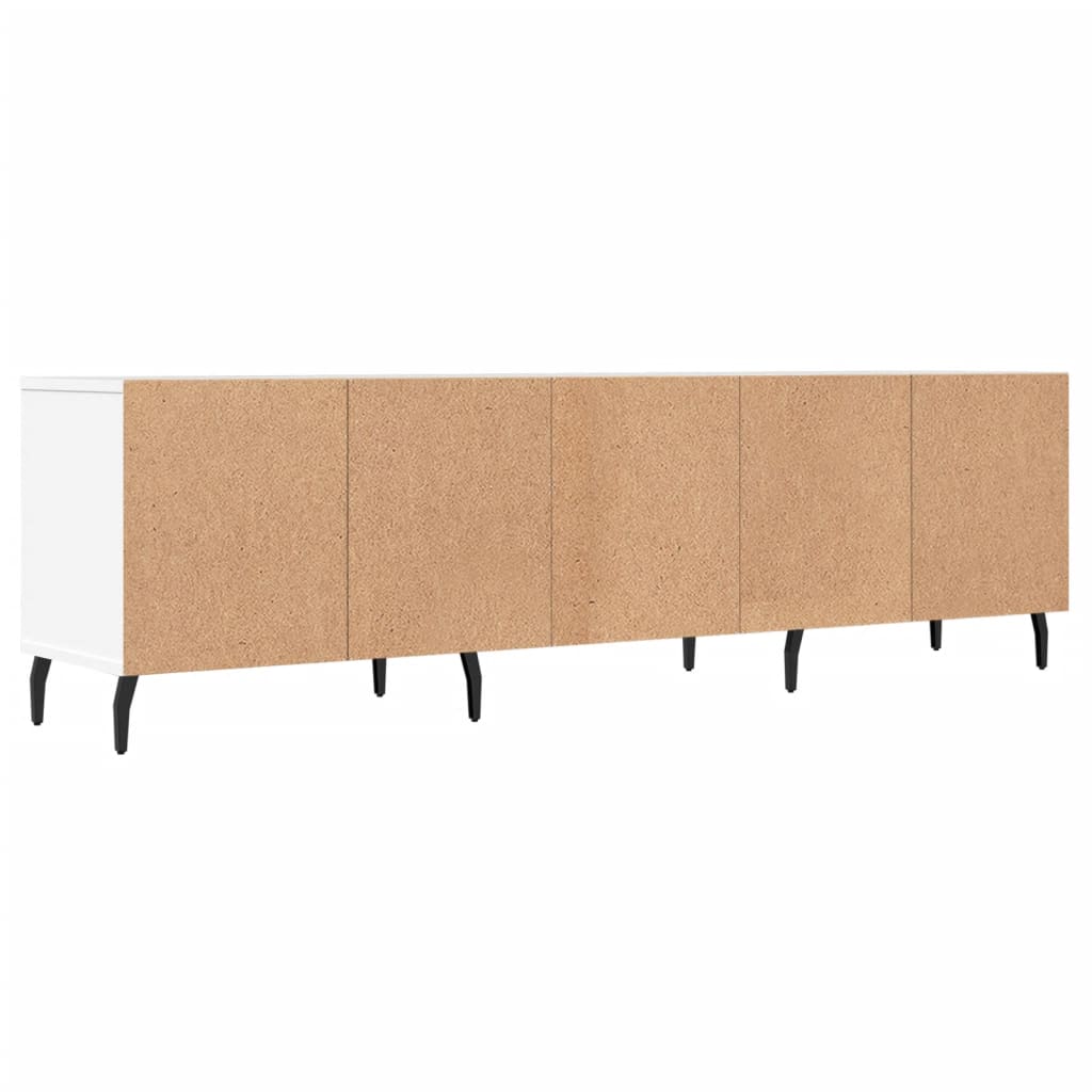 vidaXL TV-Schrank Weiß 150x30x44,5 cm Holzwerkstoff