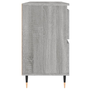 Badschrank Grau Sonoma 80x33x60 cm Holzwerkstoff VIDAXL