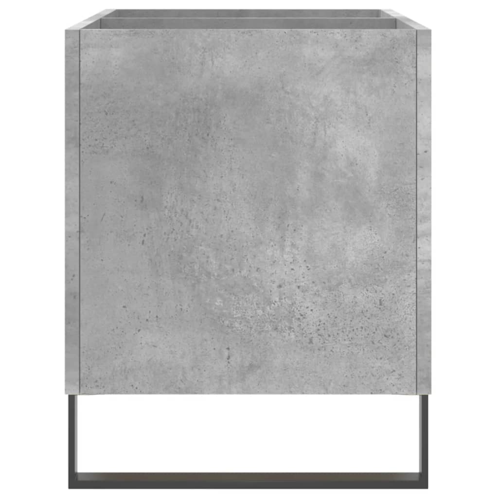 vidaXL Plattenschrank Betongrau 74,5x38x48 cm Holzwerkstoff