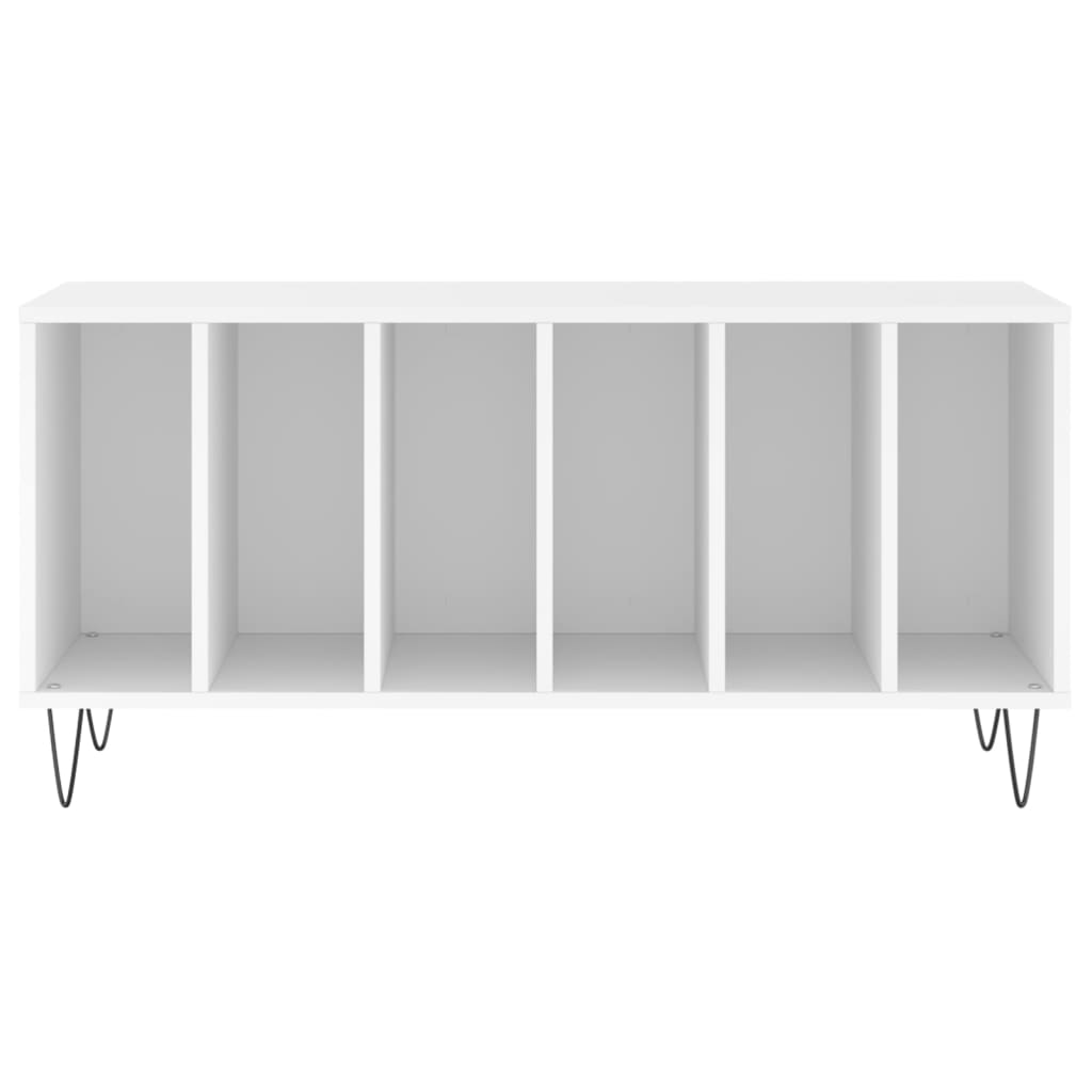 vidaXL Plattenschrank Weiß 100x38x48 cm Holzwerkstoff