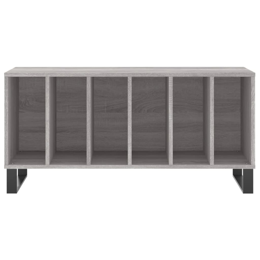 vidaXL Plattenschrank Grau Sonoma 100x38x48 cm Holzwerkstoff