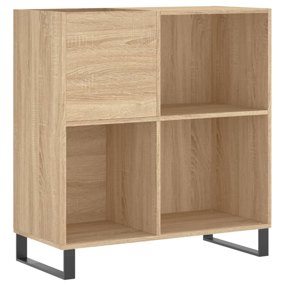 Plattenschrank Sonoma-Eiche 84,5x38x89 cm Holzwerkstoff Stilecasa