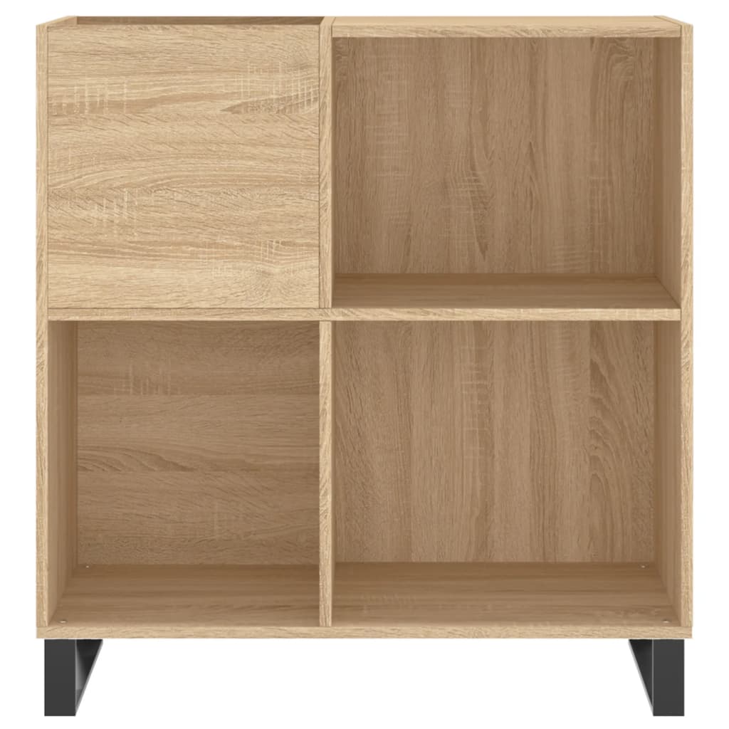 Plattenschrank Sonoma-Eiche 84,5x38x89 cm Holzwerkstoff Stilecasa