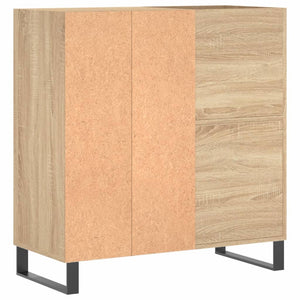 Plattenschrank Sonoma-Eiche 84,5x38x89 cm Holzwerkstoff Stilecasa