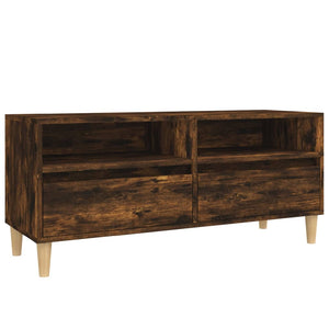 vidaXL TV-Schrank Räuchereiche 100x34,5x44,5 cm Holzwerkstoff