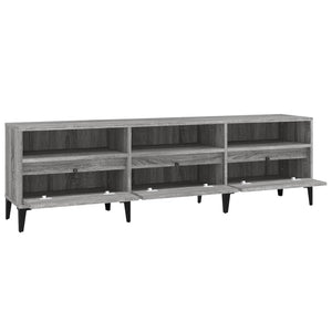 vidaXL TV-Schrank Grau Sonoma 150x30x44,5 cm Holzwerkstoff