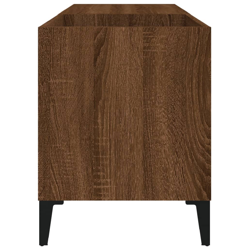 vidaXL Plattenschrank Braun Eichen-Optik 84,5x38x48 cm Holzwerkstoff