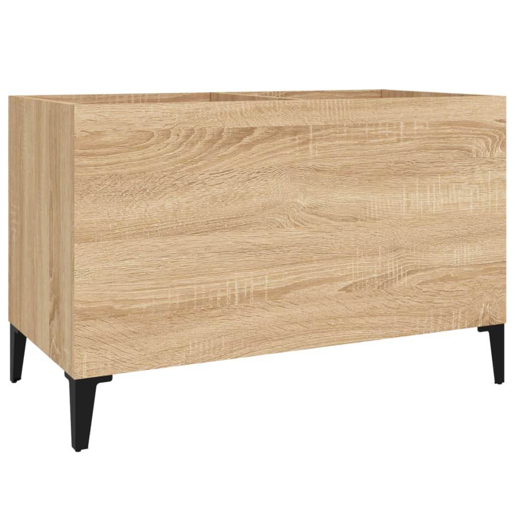 vidaXL Plattenschrank Sonoma-Eiche 74,5x38x48 cm Holzwerkstoff