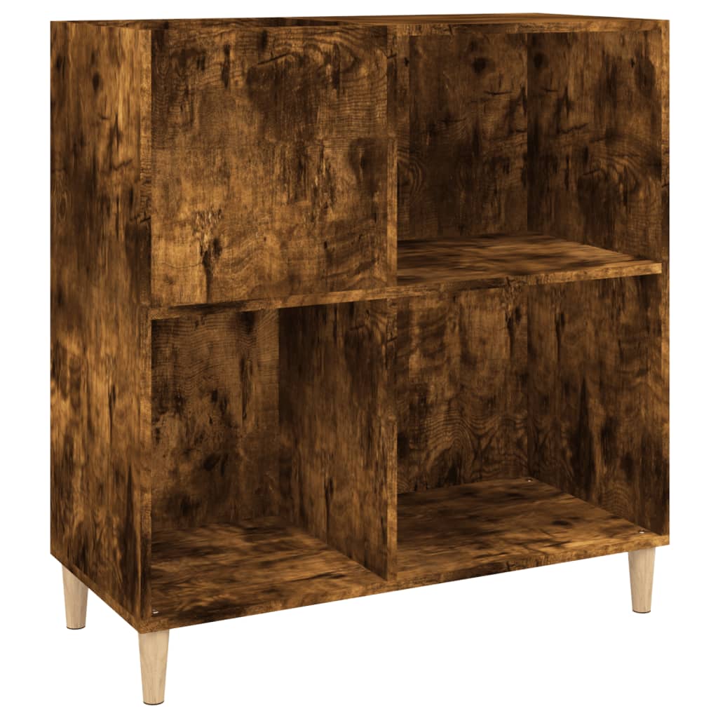 vidaXL Plattenschrank Räuchereiche 84,5x38x89 cm Holzwerkstoff