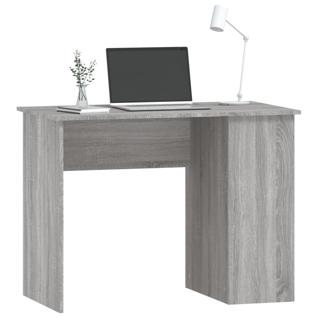 vidaXL Schreibtisch Grau Sonoma 100x55x75 cm Holzwerkstoff