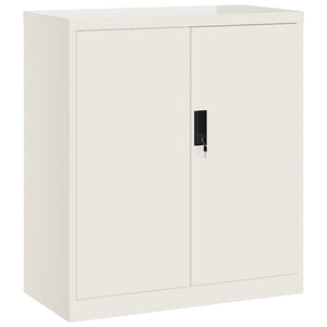 Aktenschrank Weiß 79x40x90 cm Stahl Stilecasa