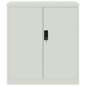 Aktenschrank Hellgrau 79x40x90 cm Stahl Stilecasa