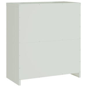 Aktenschrank Hellgrau 79x40x90 cm Stahl Stilecasa