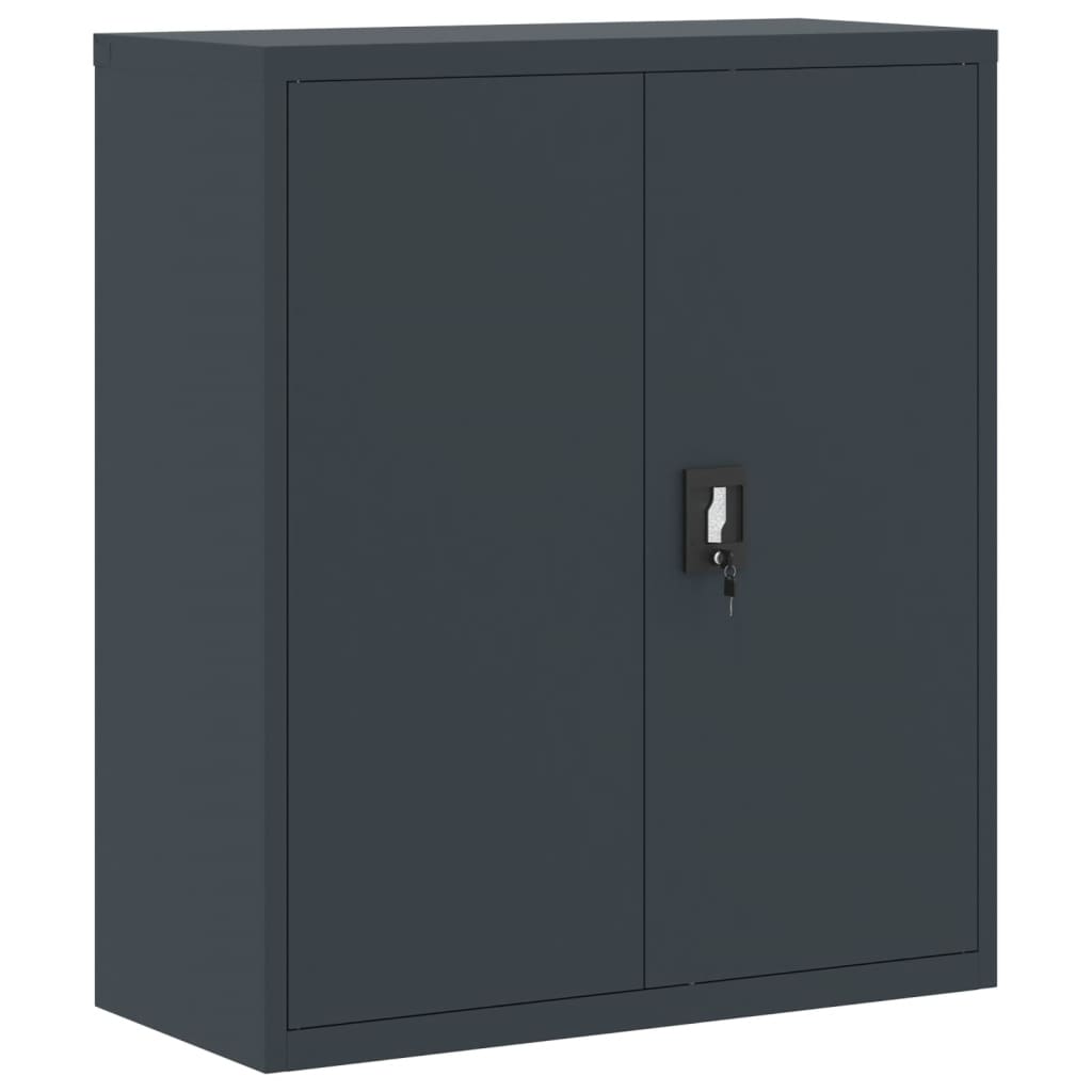 vidaXL Aktenschrank Anthrazit 90x40x105 cm Stahl