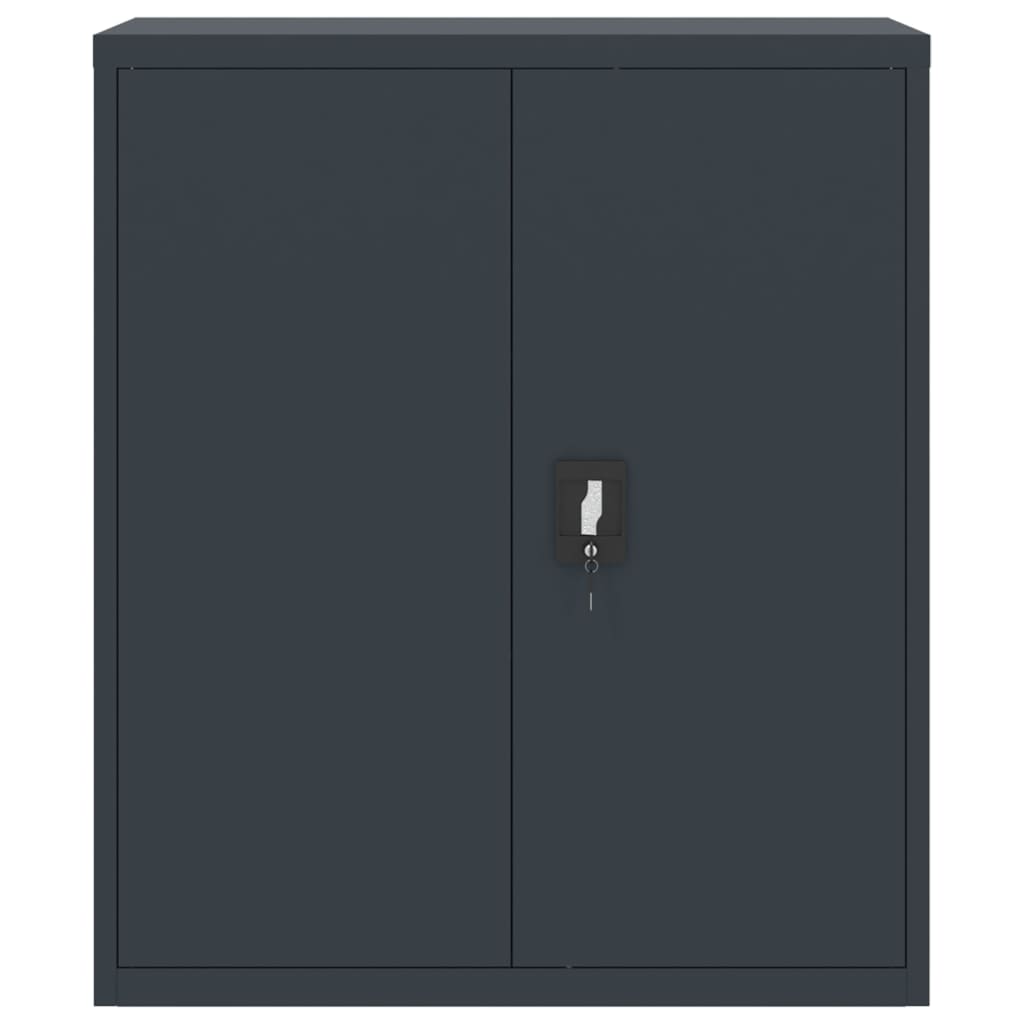 vidaXL Aktenschrank Anthrazit 90x40x105 cm Stahl