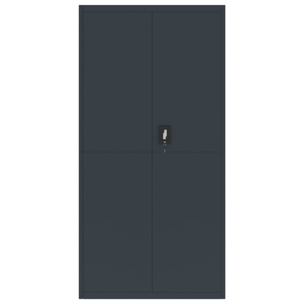 vidaXL Aktenschrank Anthrazit 90x40x180 cm Stahl