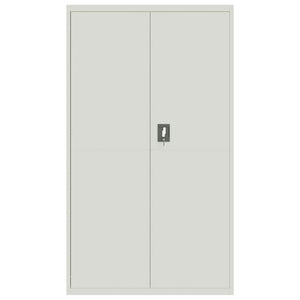 vidaXL Aktenschrank Hellgrau 105x40x180 cm Stahl