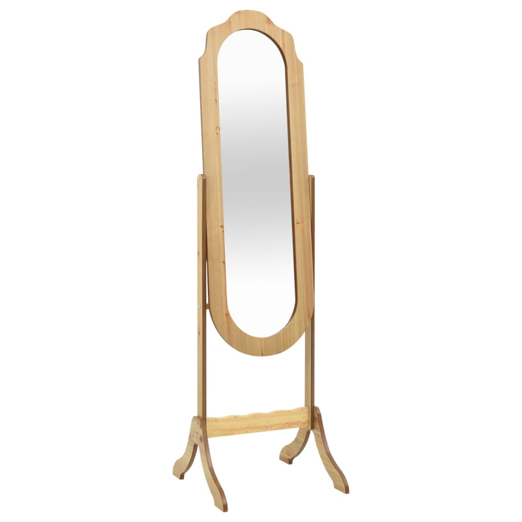 vidaXL Standspiegel 45,5x47,5x160 cm Holzwerkstoff