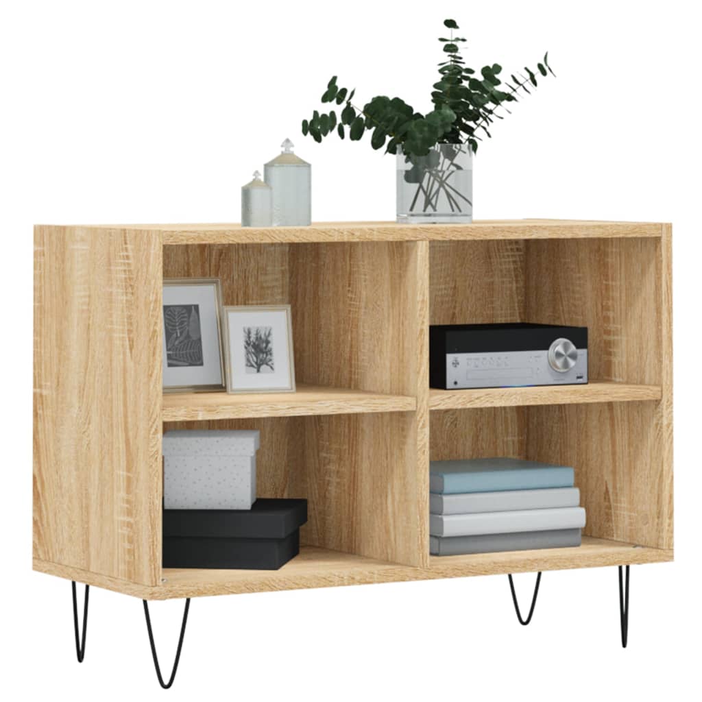 vidaXL TV-Schrank Sonoma-Eiche 69,5x30x50 cm Holzwerkstoff