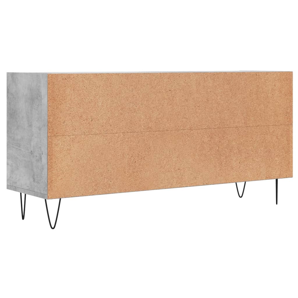 vidaXL TV-Schrank Betongrau 103,5x30x50 cm Holzwerkstoff