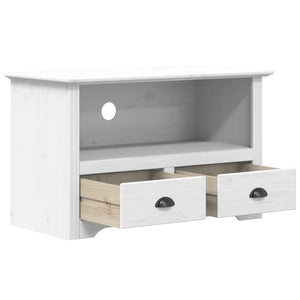 vidaXL TV-Schrank mit 2 Schubladen BODO 91,5x44,5x56 Massivholz Kiefer