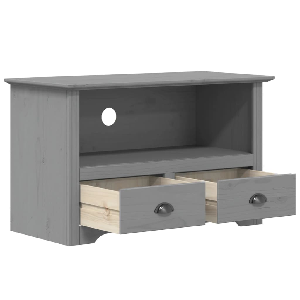 vidaXL TV-Schrank mit 2 Schubladen BODO 91,5x44,5x56 cm Kiefernholz