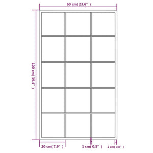 vidaXL Wandspiegel 2 Stk. Schwarz 100x60 cm Metall