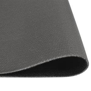 vidaXL Küchenteppich Waschbar Küche Schwarz 60x180 cm Samt