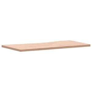 vidaXL Schreibtischplatte 100x(45-50)x2,5 cm Massivholz Buche