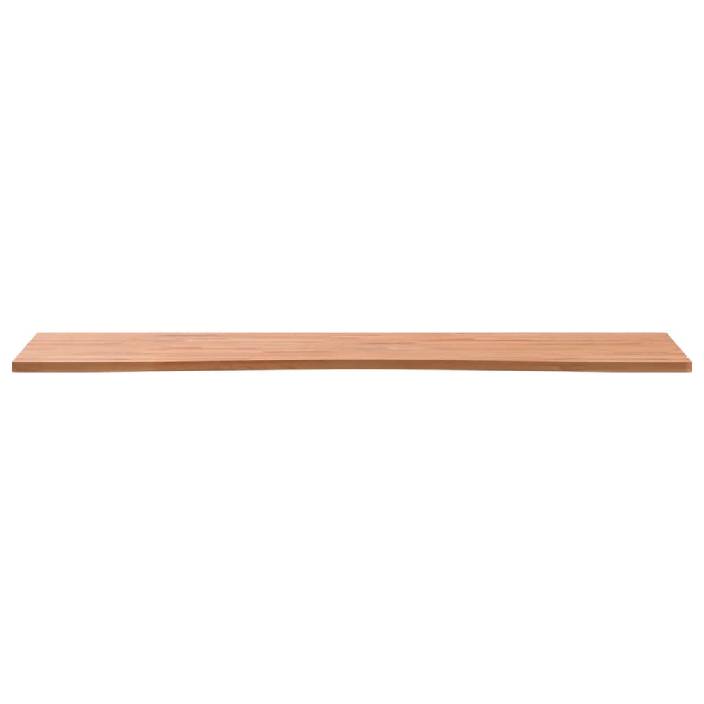 vidaXL Schreibtischplatte 100x(55-60)x1,5 cm Massivholz Buche