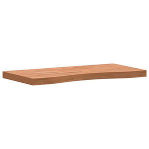 vidaXL Schreibtischplatte 80x(36-40)x4 cm Massivholz Buche