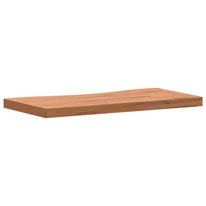 vidaXL Schreibtischplatte 80x(36-40)x4 cm Massivholz Buche