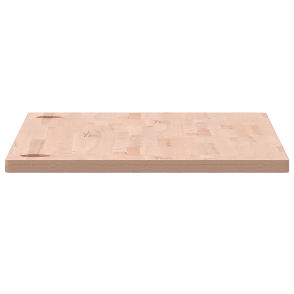 vidaXL Schreibtischplatte 110x55x2,5 cm Massivholz Buche