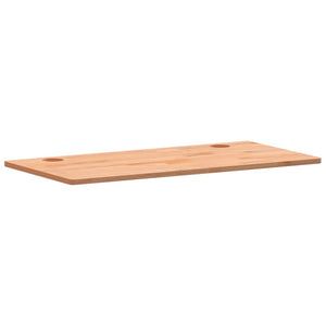 vidaXL Schreibtischplatte 100x50x1,5 cm Massivholz Buche