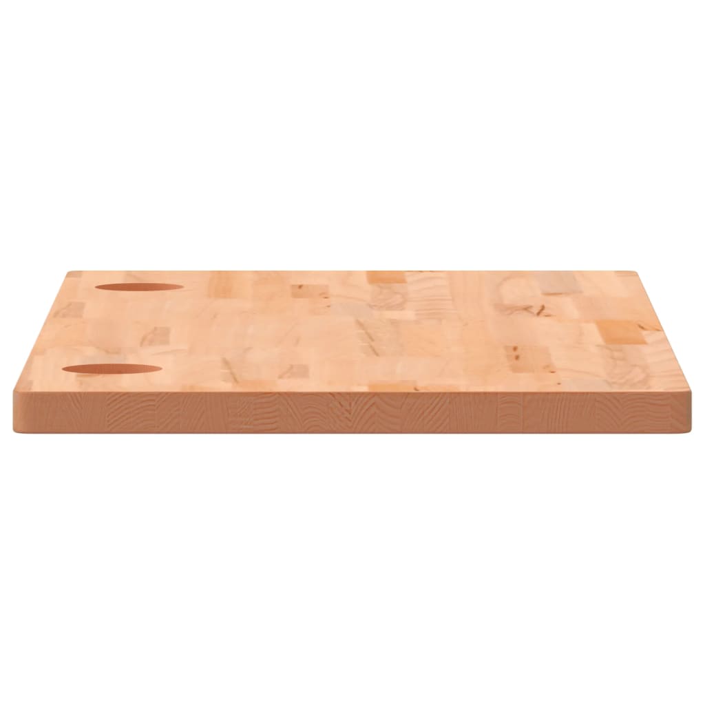 vidaXL Schreibtischplatte 110x55x2,5 cm Massivholz Buche