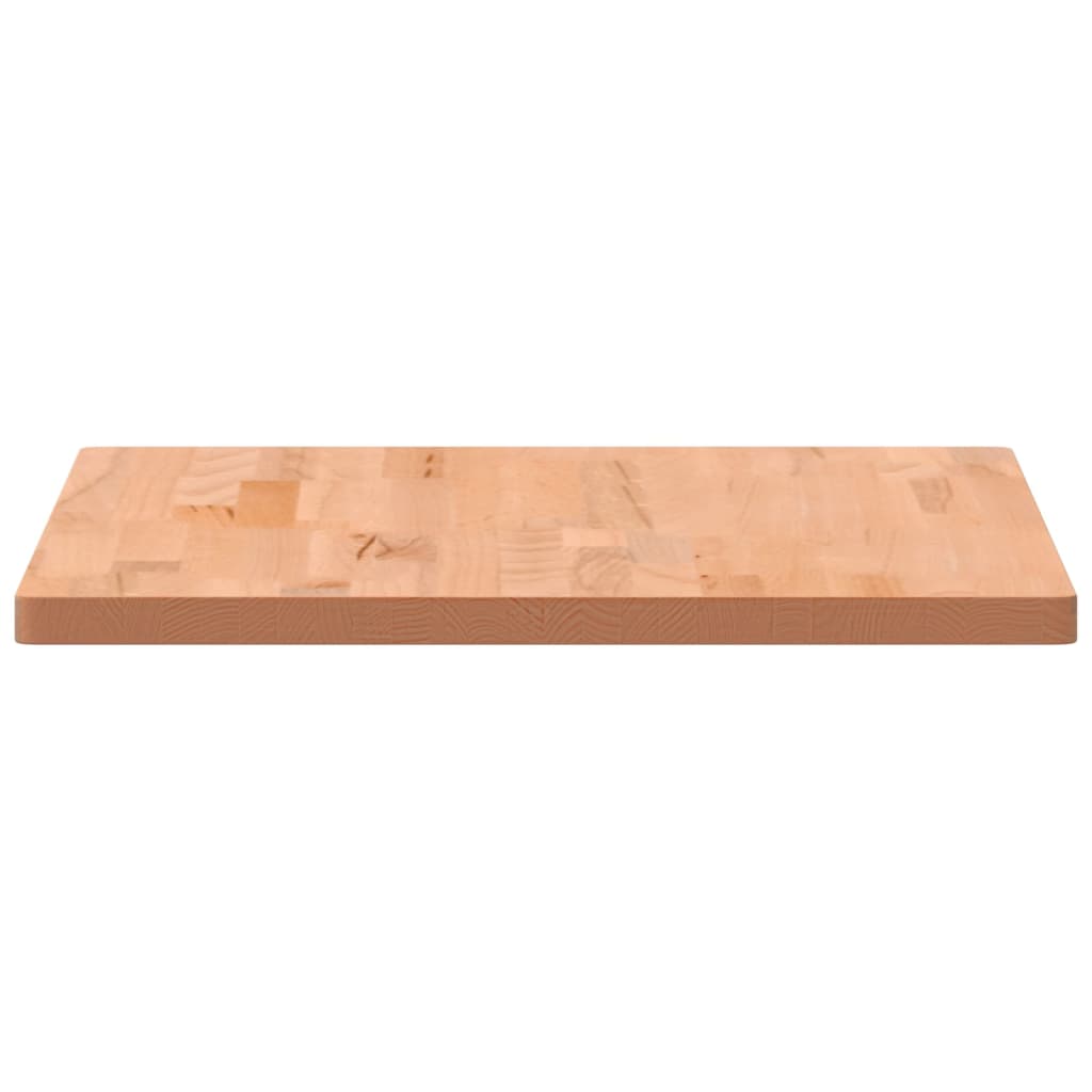 vidaXL Schreibtischplatte 80x55x2,5 cm Massivholz Buche