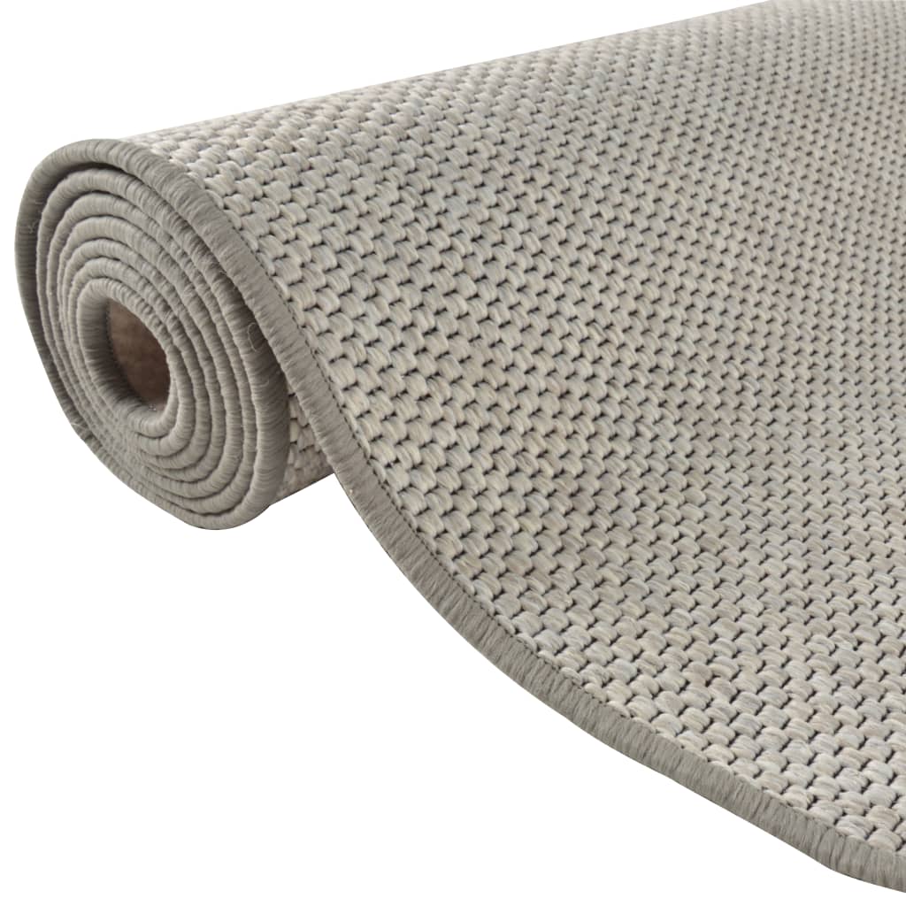 vidaXL Teppichläufer Sisal-Optik Taupe 50x250 cm