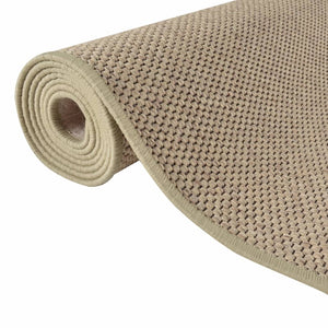 vidaXL Teppichläufer Sisal-Optik Sandfarben 50x200 cm