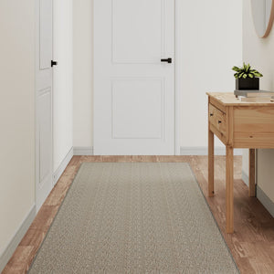 vidaXL Teppichläufer Sisal-Optik Silbern 80x200 cm