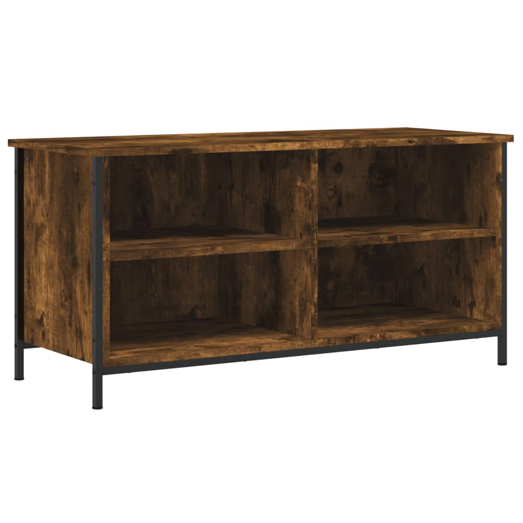 vidaXL TV-Schrank Räuchereiche 100x40x50 cm Holzwerkstoff